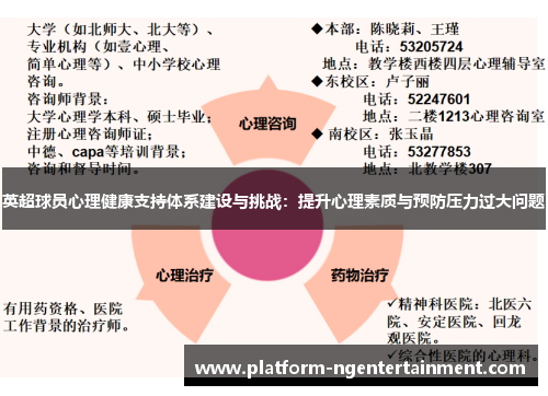 英超球员心理健康支持体系建设与挑战：提升心理素质与预防压力过大问题